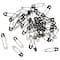 12 Packs: 50 ct. (600 total) Black Safety Pins by Loops & Threads™